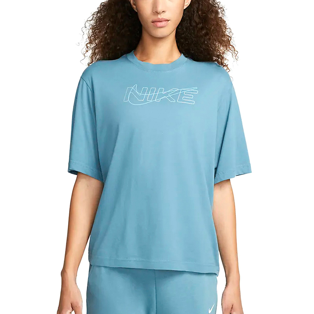 Tricou Nike W NK DF TEE SS BOXY L Albastru deschis Femei photo 1 Tricou Nike W NK DF TEE SS BOXY L Albastru deschis Femei photo 1